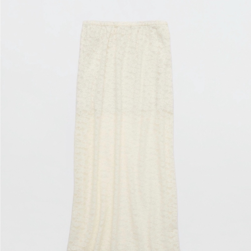 Aerie vintage lace maxi skirt